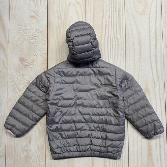 Patagonia Reversible Girls Size 5T?? Down Sweater Puffer Hoodie Jacket - Picture 4 of 10